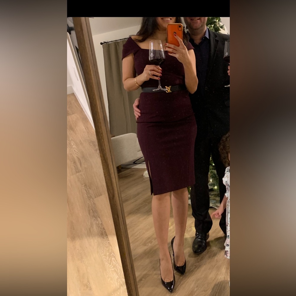 Calvin Klein Purple cocktail dress